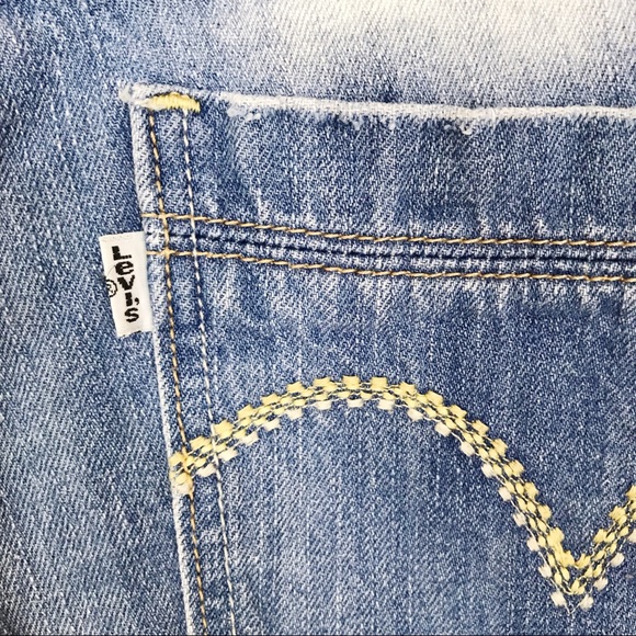 LEVI’S Genuinely Crafted Distressed Cuffed Jeans - Picture 6 of 7